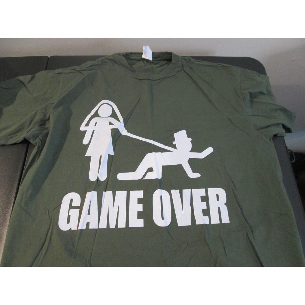 EUC Funny T Shirt Groom Family sz XL Game over